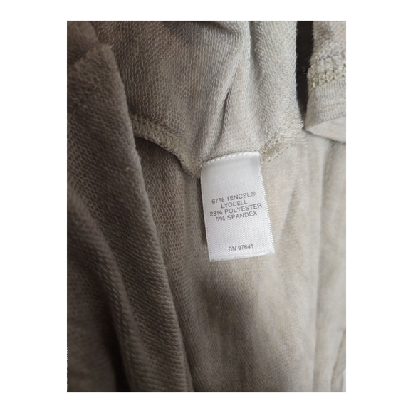 Pure Jill J. Jill Luxe Tencel Beige Sleeveless French Terry Maxi Dress Tall XL - Picture 11 of 14